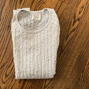 Women's Textured Gray Top